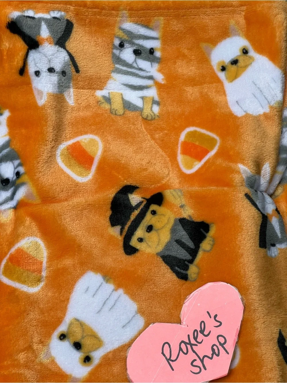 Halloween French Bulldogs in Costumes Toddler Blanket & Treat Tote Set